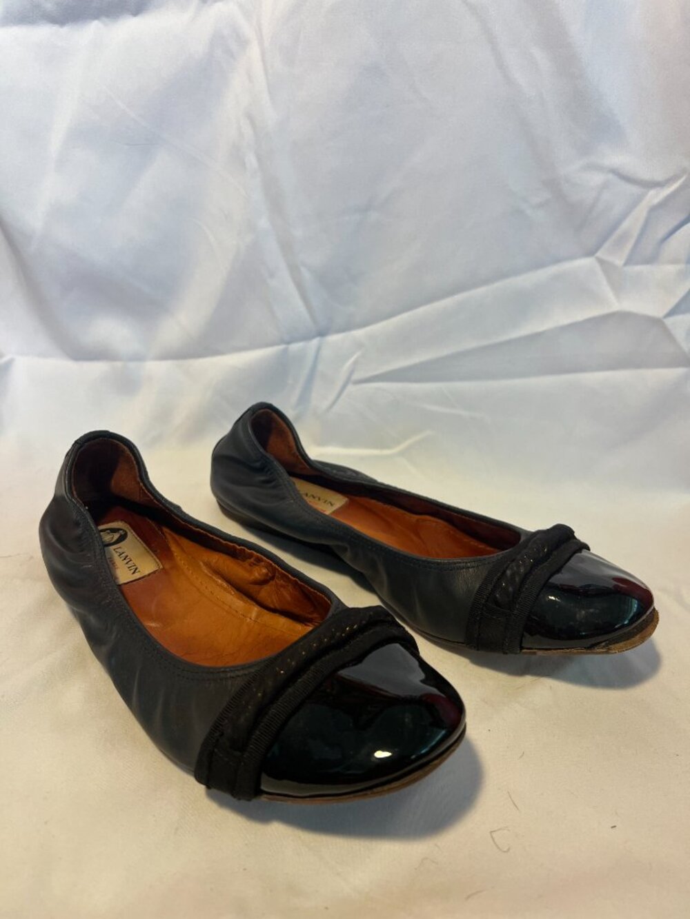 Lanvin Paris Ballerine Chaîne Ballet Shoes INCLUDES BOX AND ORIGINAL BAG